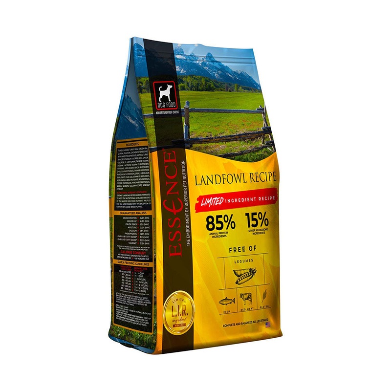 Essence Limited Ingredient Landfowl Recipe Dog Dry Food 25 Lbs