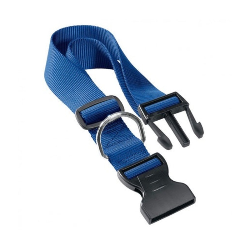Ferplast Club C Nylon Collar For Dogs[Color – Blue, Dimension – 30-44cm x 15mm]