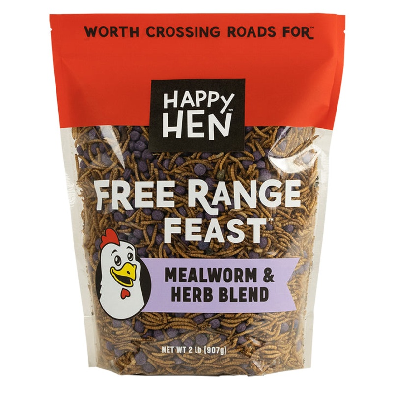 Happy Hen Treats Free Range Feast Mealworm & Herb Blend
