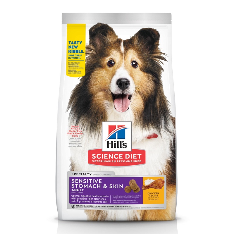 Hill’s Science Diet Dog Adult Sensitive Stomach and Skin Dog Food, 4 lb