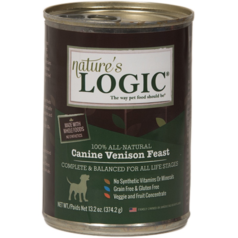 Nature’s Logic Canine Venison Feast Canned Dog Food