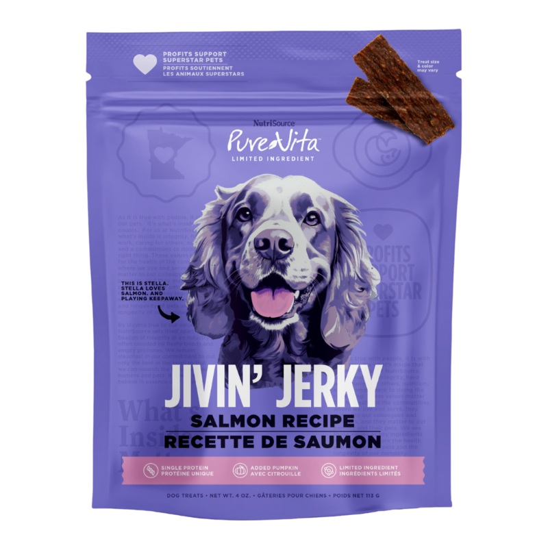 Nutrisource Salmon Jivin’ Jerky 4oz