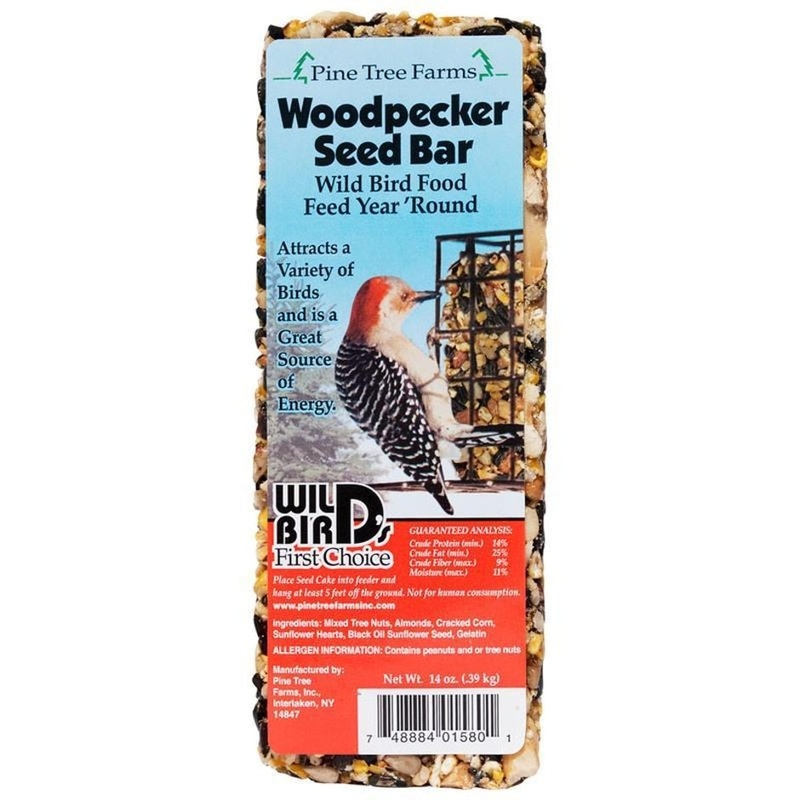 Pine Tree Farms Woodpecker Seed Bar 14 oz  – Pack of 2
