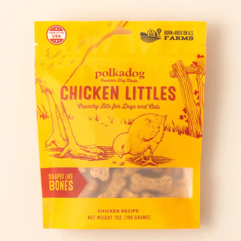 Polkadog Chicken Littles (Bones) Dog Treats 8 oz