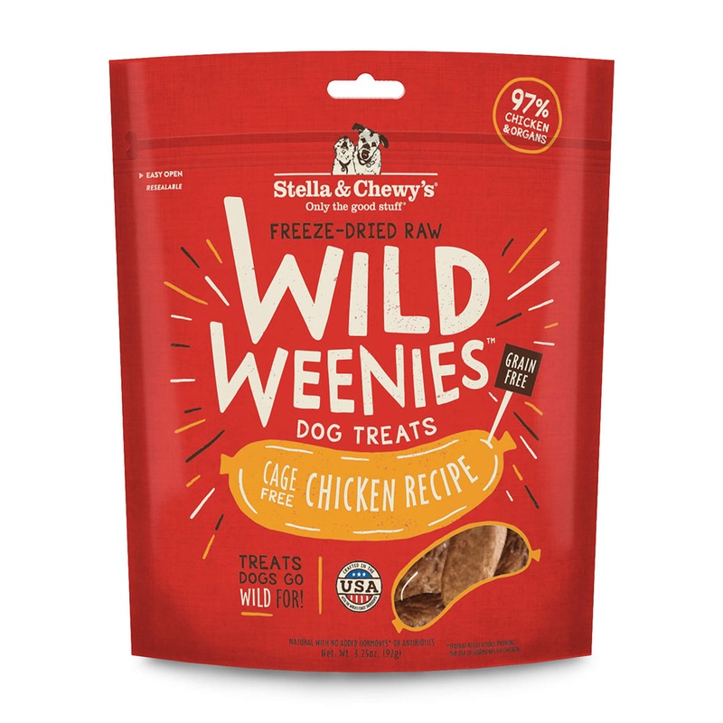 Stella and Chewy’s Freeze Dried Raw Wild Weenies – Cage Free Chicken 3.25oz