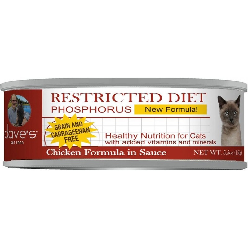 Dave’s Restricted Diet Phosphorous Chicken Dinner Canned Cat Food
