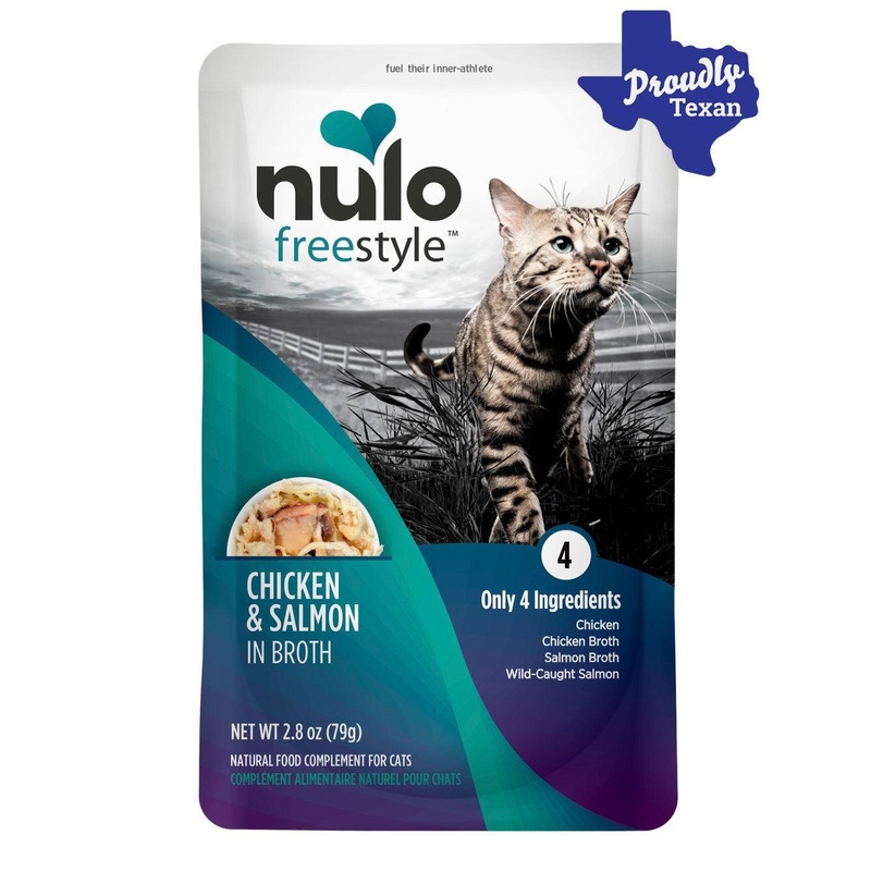 Nulo Freestyle Chicken and Salmon Meaty Topper for Cats 2.8 oz