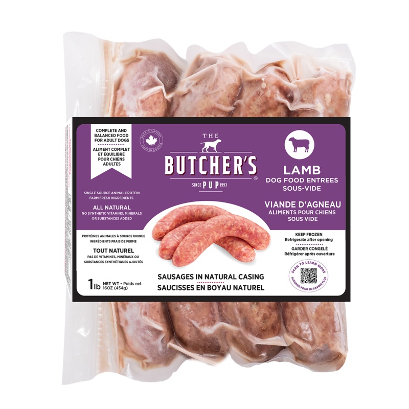 The Butchers Pup Lamb Sous-Vide Sausages 1 LB