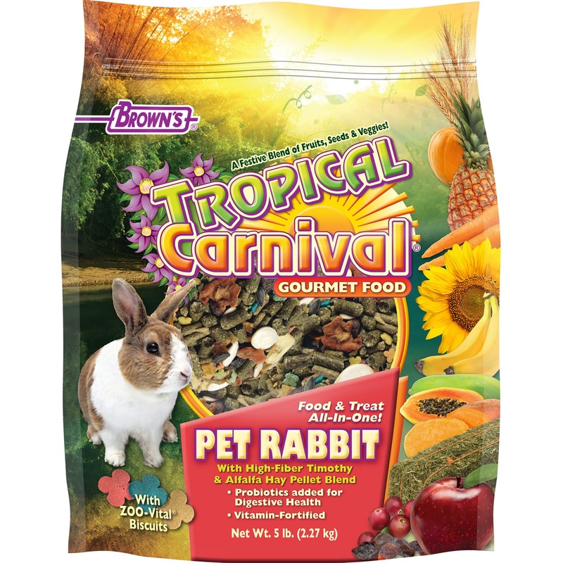 Brown’s Tropical Carnival Rabbit Food 5lb
