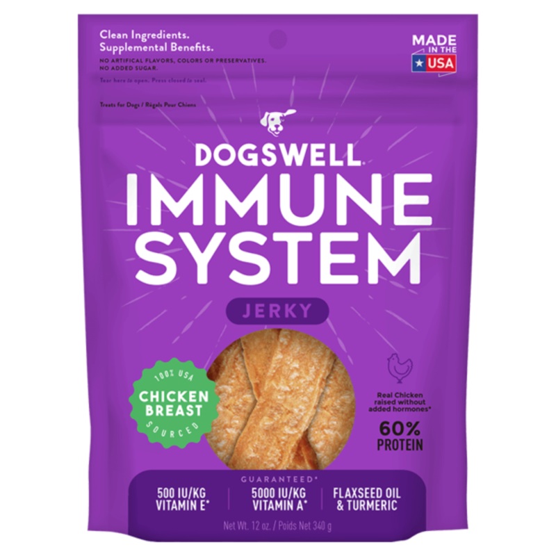 Dogswell Immune System Jerky Treats, Chicken Breast