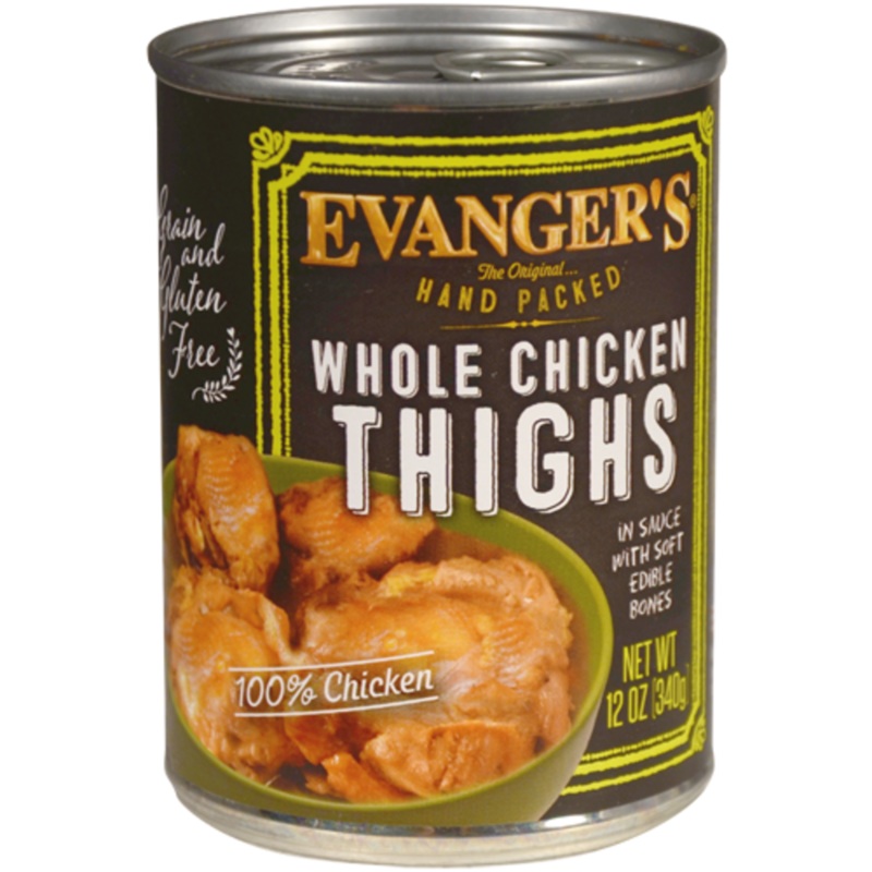 Evanger’s Super Premium Hand-Packed Whole Chicken Thighs Canned Dog Food