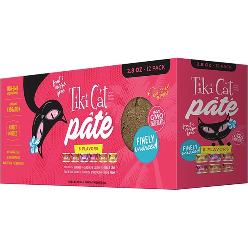 Grill Pate Variety Pack Grain-Free Canned Cat Food 2.8oz, case of 12