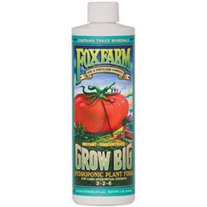 Grow Big Hydro Liquid Plant Food Concentrate, 1-Pt.