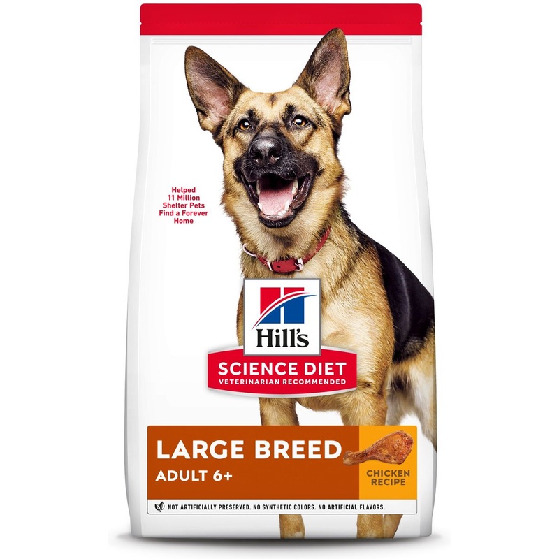 Hill’s Science Diet Adult 6+ Large Breed Chicken Meal, Barley & Rice Dry Dog Food 16 lbs