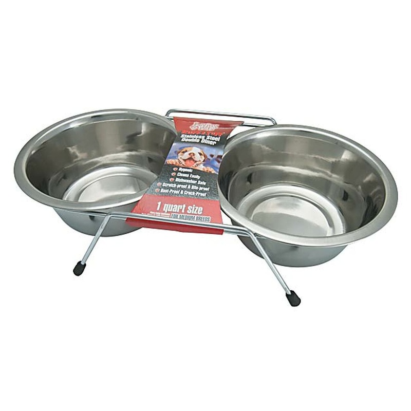 Loving Pets Ruff N’ Tuff Dog Double Diner