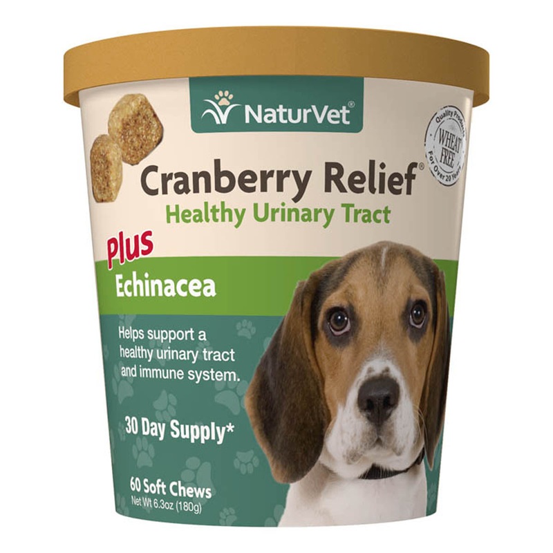 Naturvet Cranberry Relief with Echinacea 60 Soft Chews