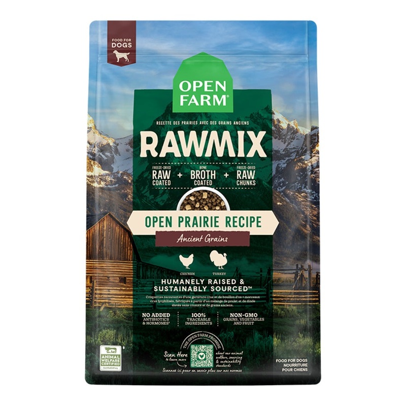 Open Farm RawMix Open Prairie Ancient Grains Dry Dog Food 3.5lb
