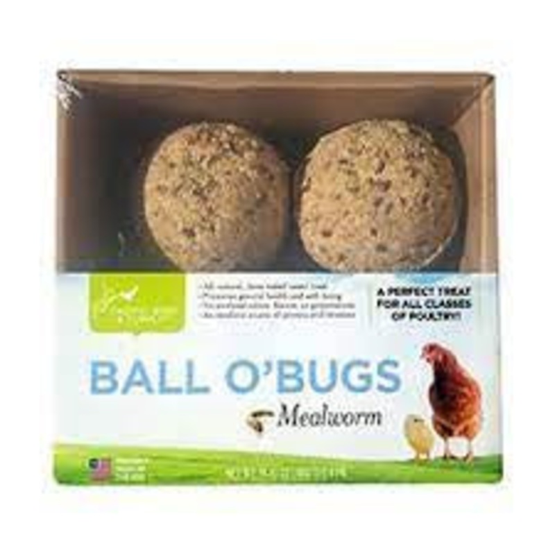 Pacific Bird & Supply Chicken Grub Ball O’ Bugs 4pk