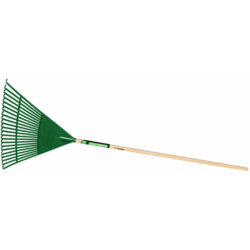 RAKE LEAF 24 HEAD WOOD HANDLE