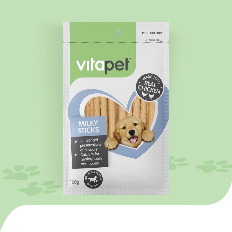 VitaPet – JerHigh Milky Sticks Dog Treats (100g) 100g