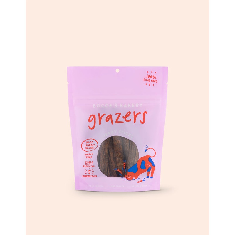 Bocce’s Bakery Grazers Beef & Carrot Jerky Sticks