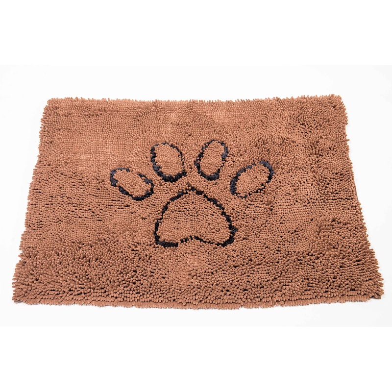 DGS Pet Products Dirty Dog Door Mat Brown Medium