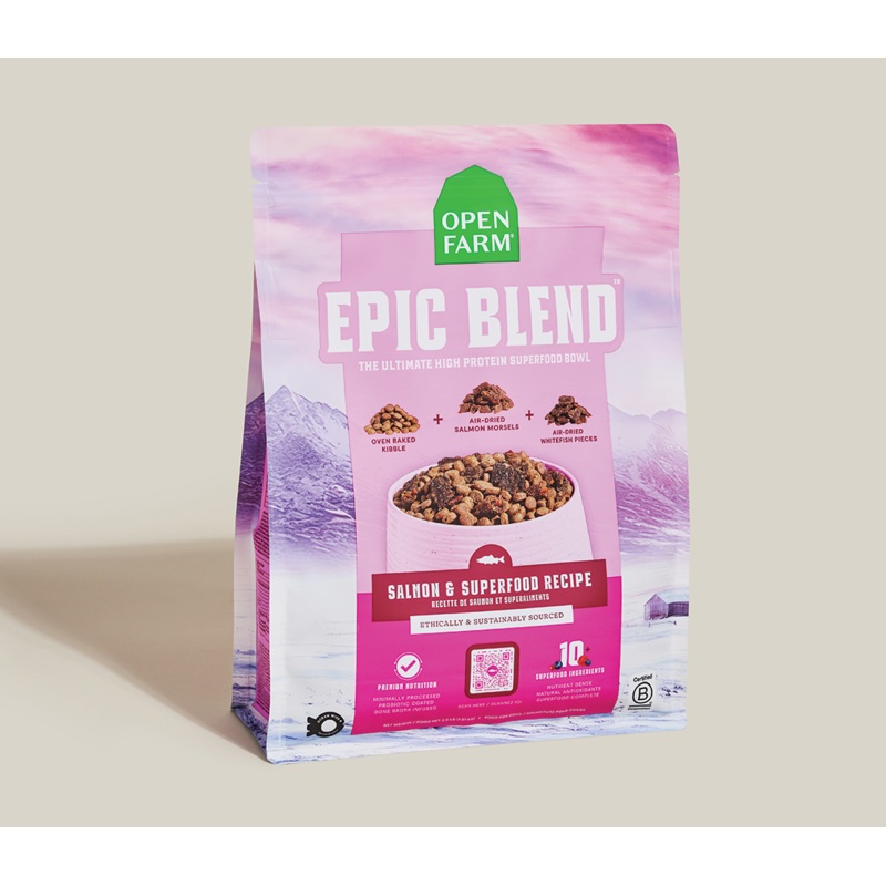 Open Farm Epic Blend Salmon & Superfood Dry Dog Food 3.5 LB