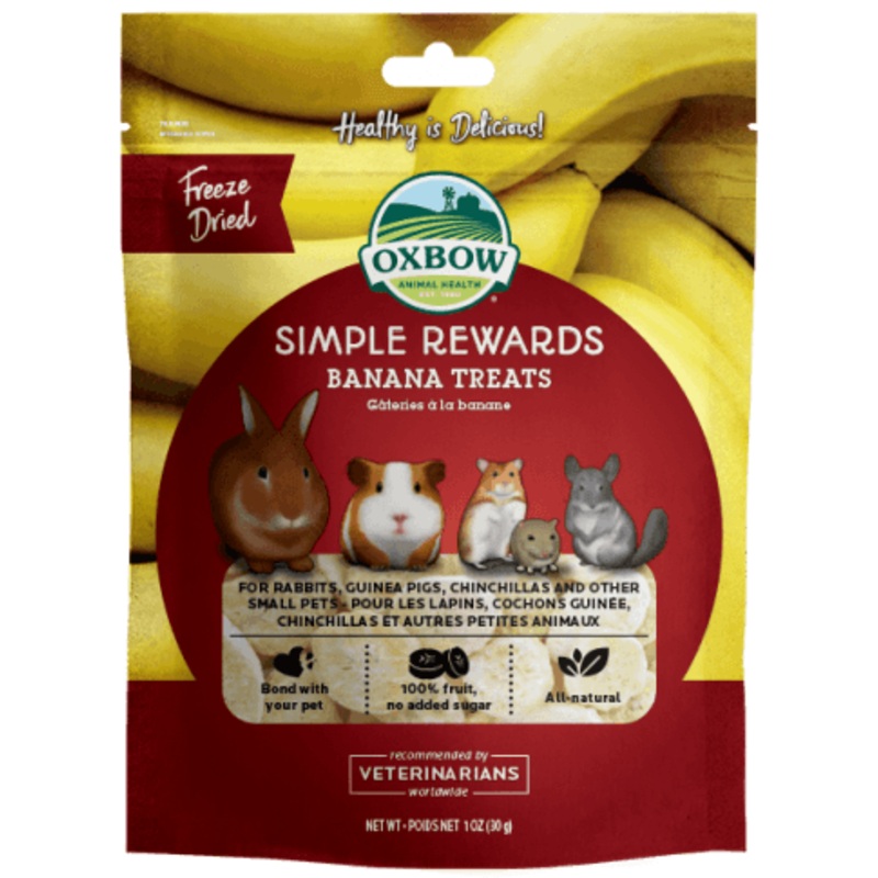 Oxbow Simple Rewards Banana Treats