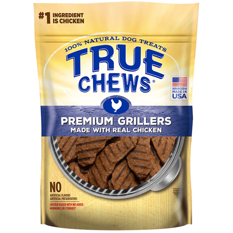 True Chews Premium Grillers with Real Chicken Dog Treats