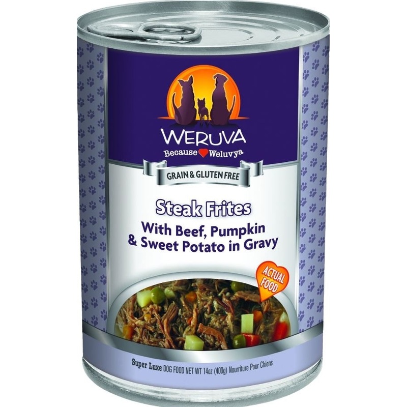 Weruva Steak Frites Grain-Free Wet Dog Food 5.5oz