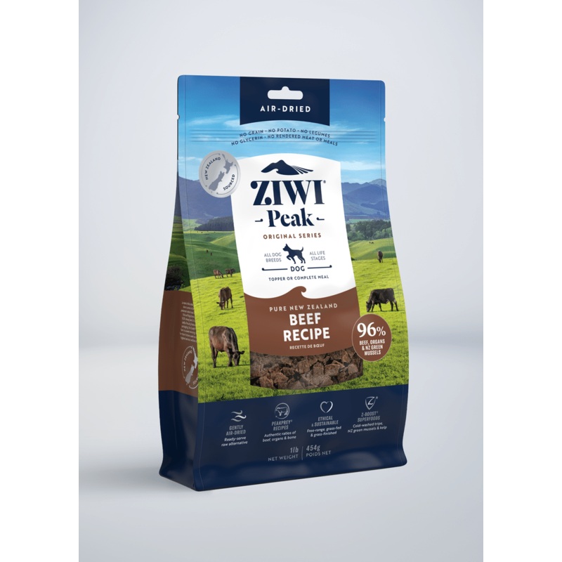 ZIWI Peak Grain Free Air-Dried Beef Recipe Dry Dog Food 1 lb