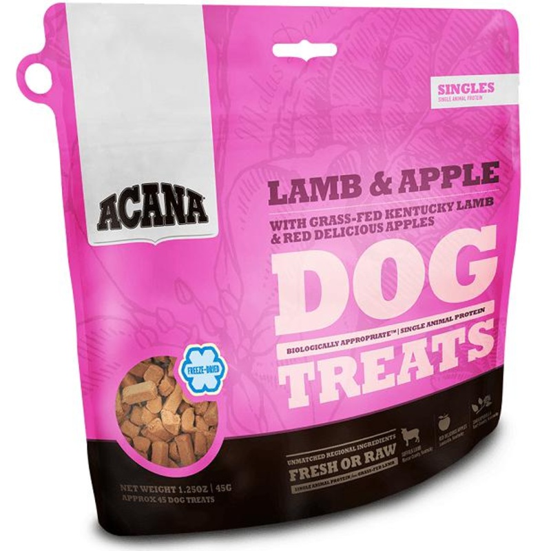 Acana Singles Lamb & Apple Freeze-Dried Dog Treats 1.25Oz