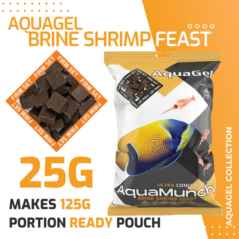 AquaMunch AquaGel Brine Shrimp Feast 25g