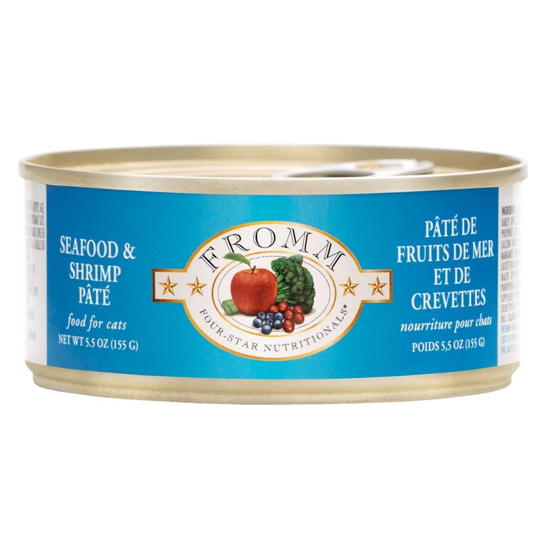 Fromm Four-Star Seafood & Shrimp Pt Cat Food 5.5 oz