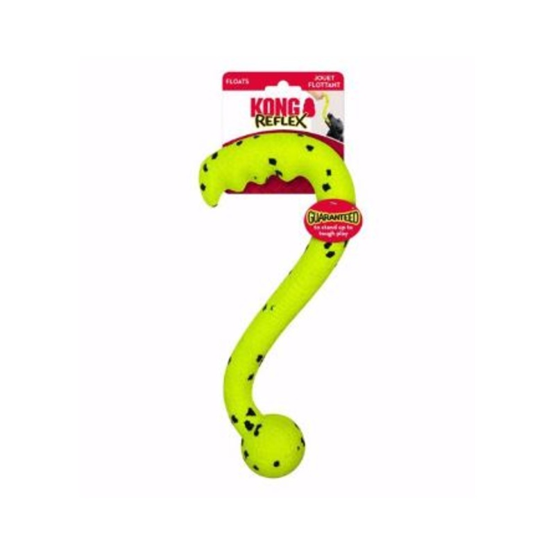 Kong Reflex Tough Floating Bouncy Tug n Fetch Dog Toy