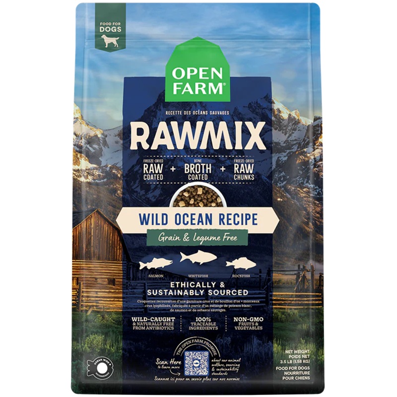 Open Farm Wild Ocean Grain-Free RawMix for Dogs 3.5 Lb