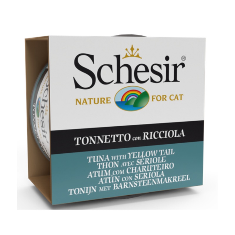 Schesir Cat Wet Food-Tuna With  Yellow Tail[Weight – 85g]