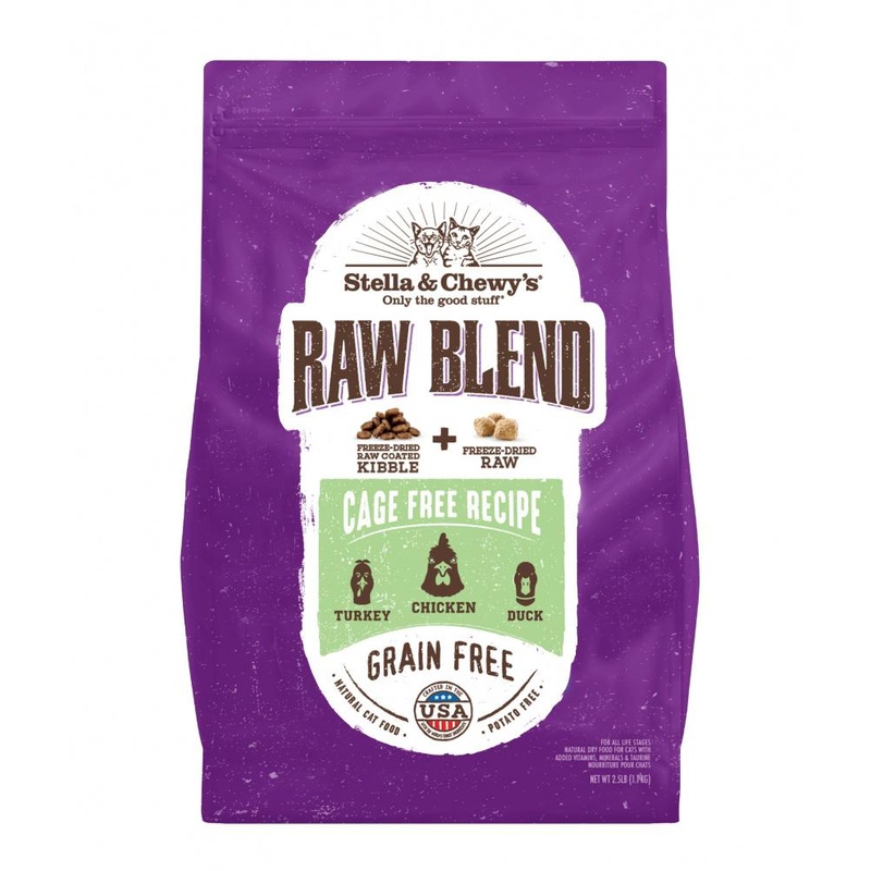 Stella & Chewy’s Cat Kibble-Raw Blend Cage Free Poultry Recipe