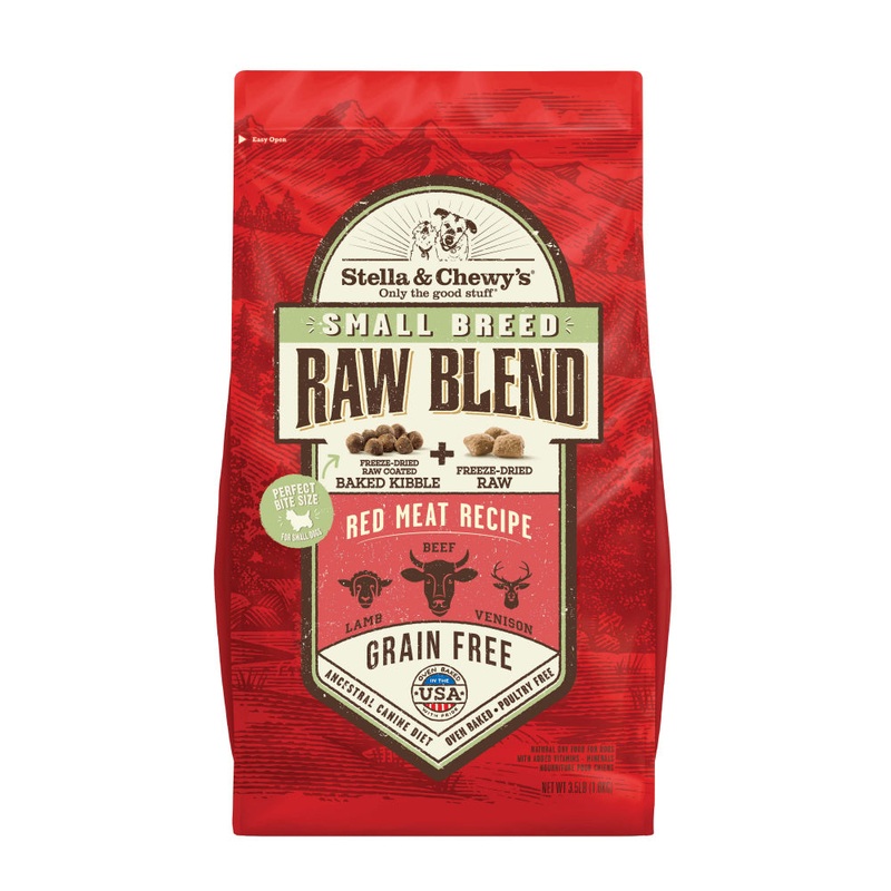 Stella & Chewy’s Raw Blend Kibble Red Meat Recipe Small Breed Dry Dog Food