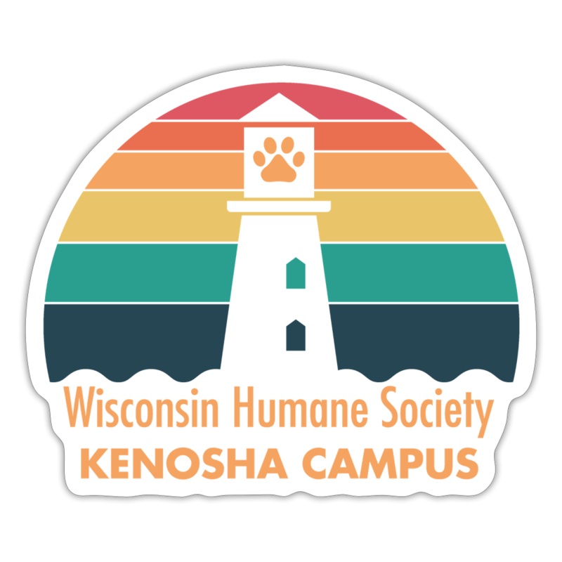 WHS Kenosha Logo Sticker white matte