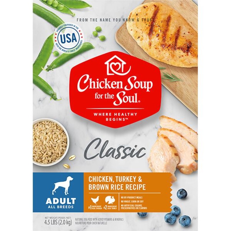 Chicken Soup Adult – Chicken, Turkey & Brown Rice Recipe 4.5lb
