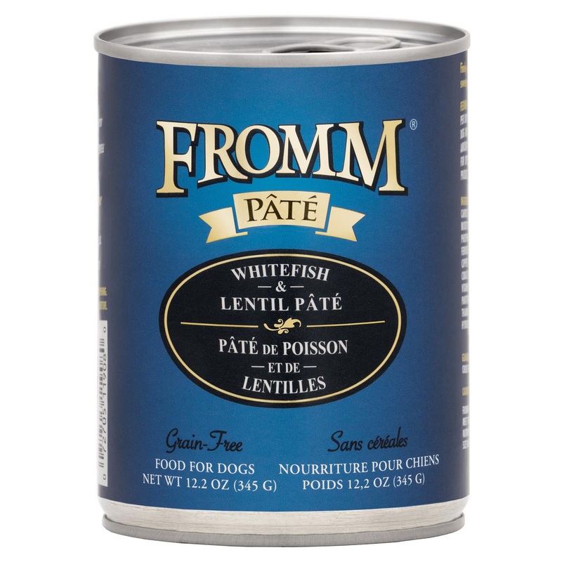 Fromm Grain-Free Whitefish & Lentil Pt Dog Food 12.2 oz, Single Can