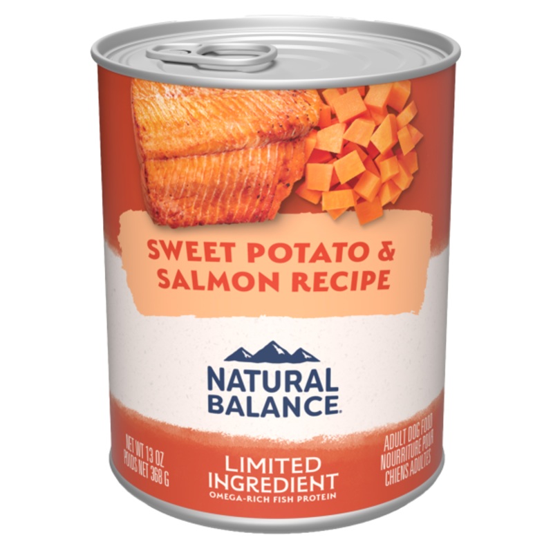 Natural Balance LID Sweet Potato & Fish 13oz Single 13oz