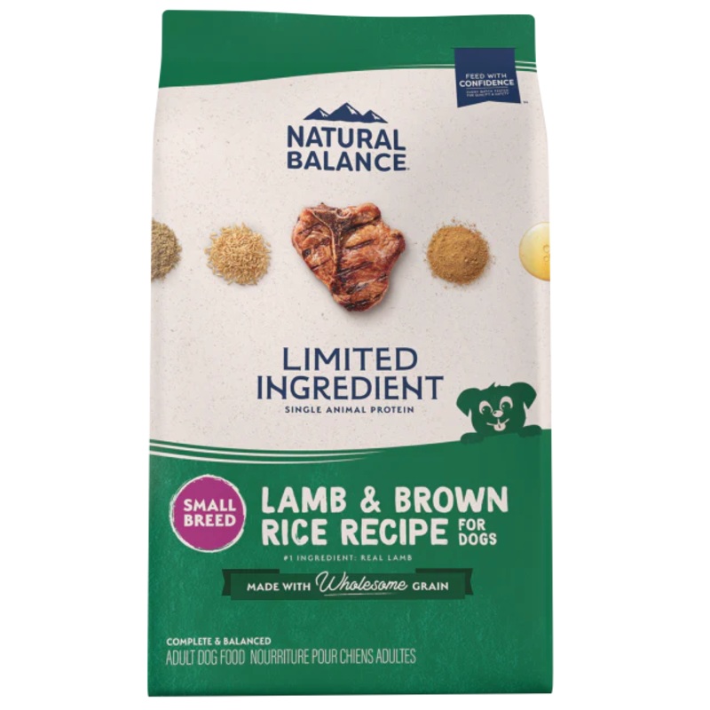 Natural Balance Limited Ingredient Diet Lamb & Brown Rice Small Breed Recipe Dry Dog Food