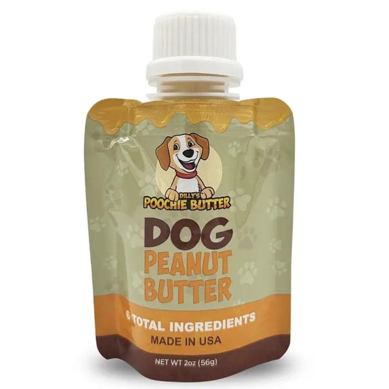Poochie Butter Dog Peanut Butter Squeeze Pack 2 oz
