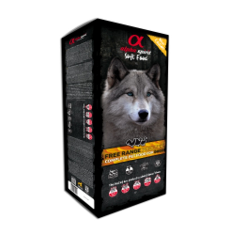 Soft Food for Adult Dogs Poultry 9 kg box (45 trays x 200 g)