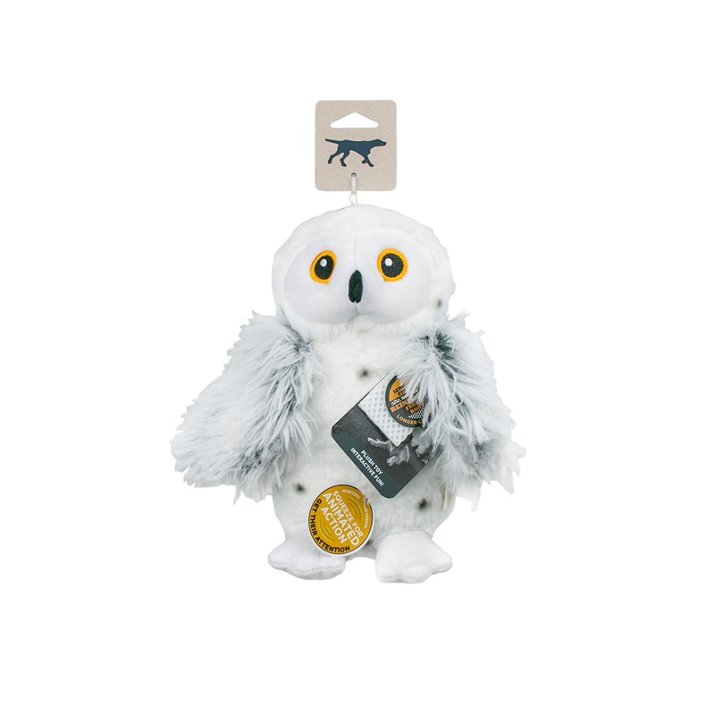 Tall Tails Animated Snow Owl Dog Toy
