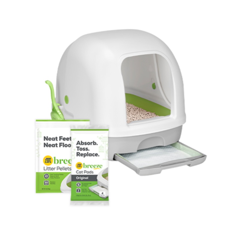 Tidy Cats Breeze Hooded Litter Box System