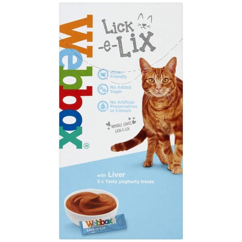 Webbox – Lick-e-Lix Milk and Yoghurt Treats 7 Sachets