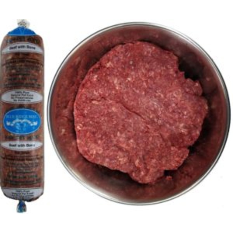 Blue Ridge Beef Beef with Bone (Dogs) Raw Dog Food 2 lb